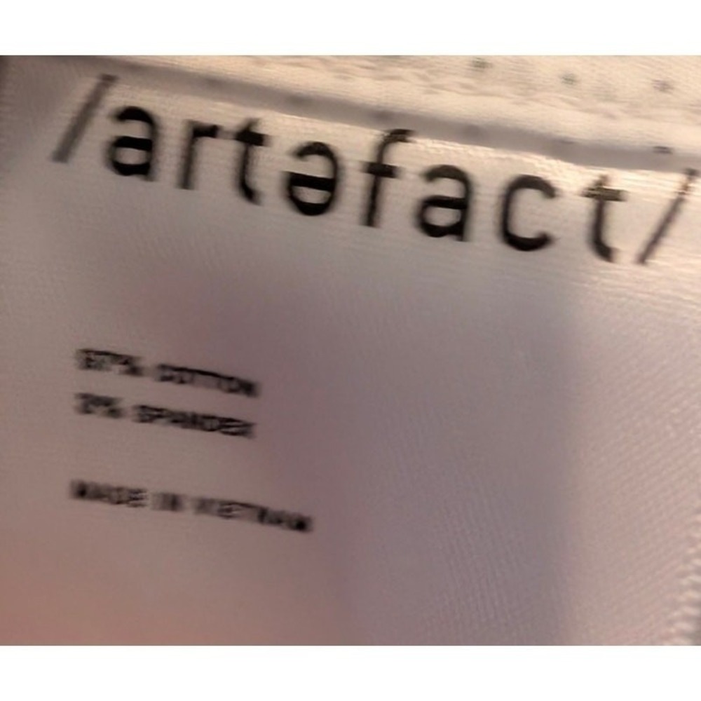 Artefact Interval Stretch Poplin Long Sleeve Shirt‎ White Dot Geometric size XL - Picture 6 of 6